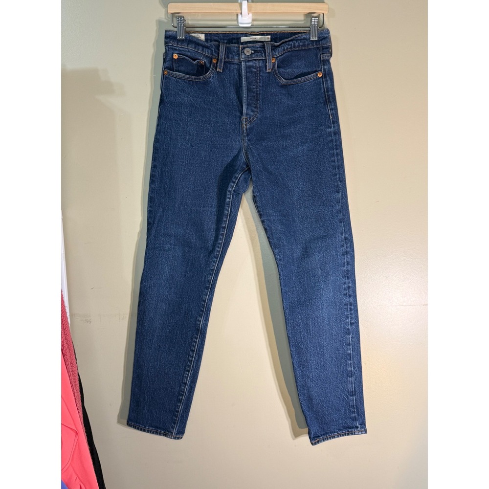 Denim Forum The Yoko High Rise Slim Jeans 30 28L Medium Wash Organic Cotton